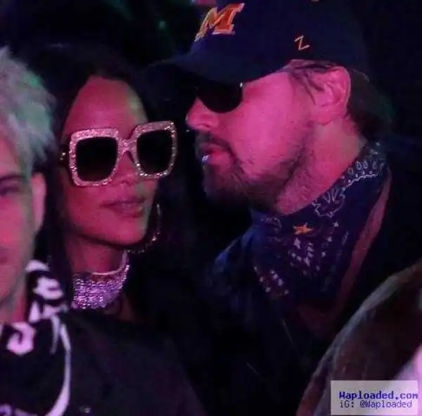 Rihanna spotted with Leonardo DiCaprio at Coachella